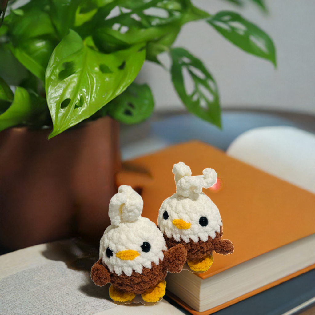 Crochet Cutie Eagle/ Skyler the Stitched Eagle