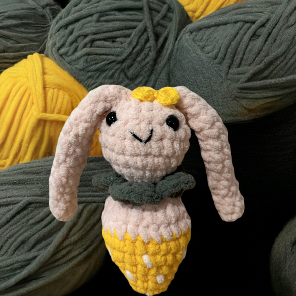 Crochet Strawberry Bunny