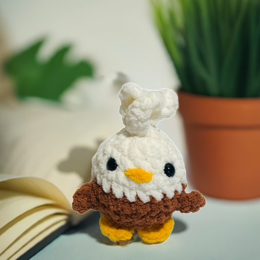Crochet Cutie Eagle/ Skyler the Stitched Eagle