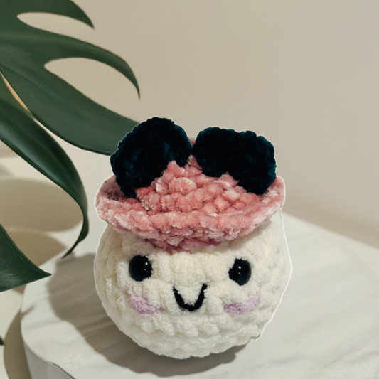 Little Cutie Monster Head with a Hat on