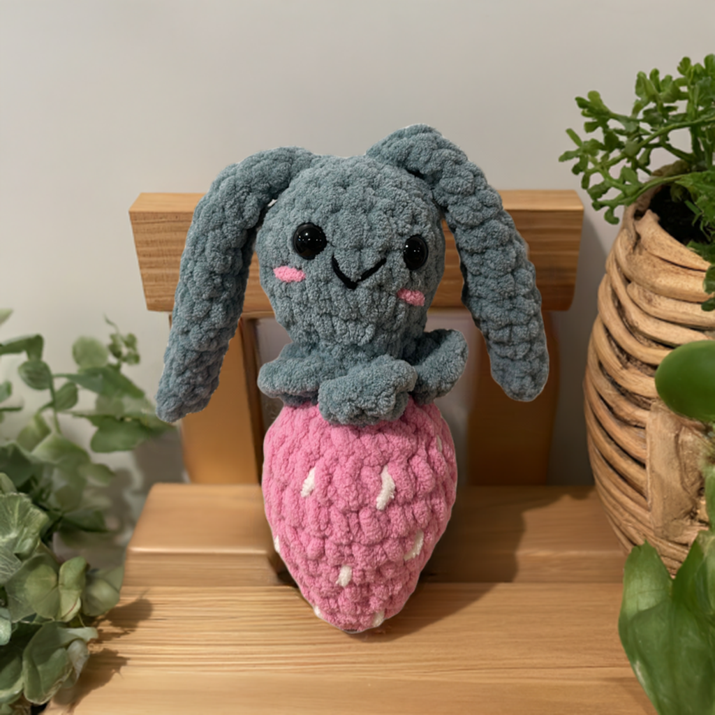 Crochet Strawberry Bunny