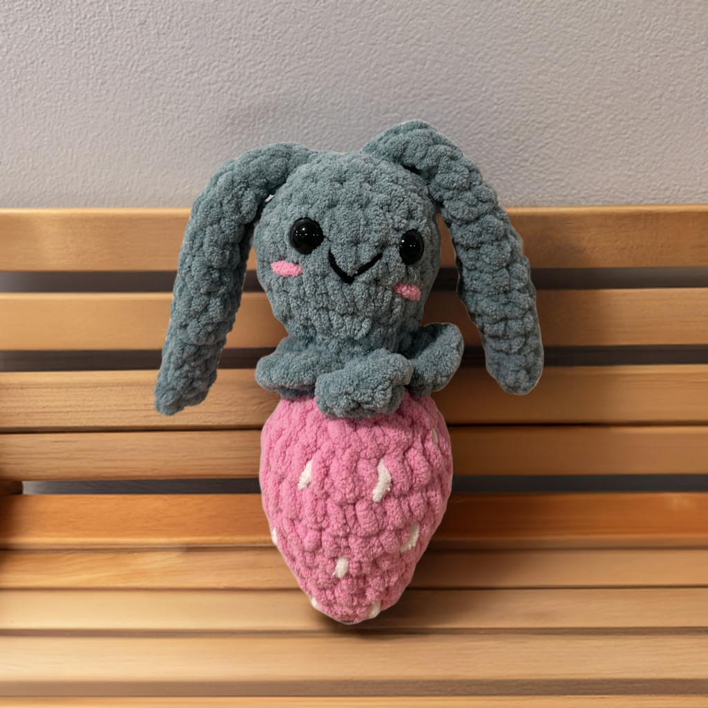 Crochet Strawberry Bunny