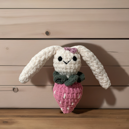 Crochet Strawberry Bunny