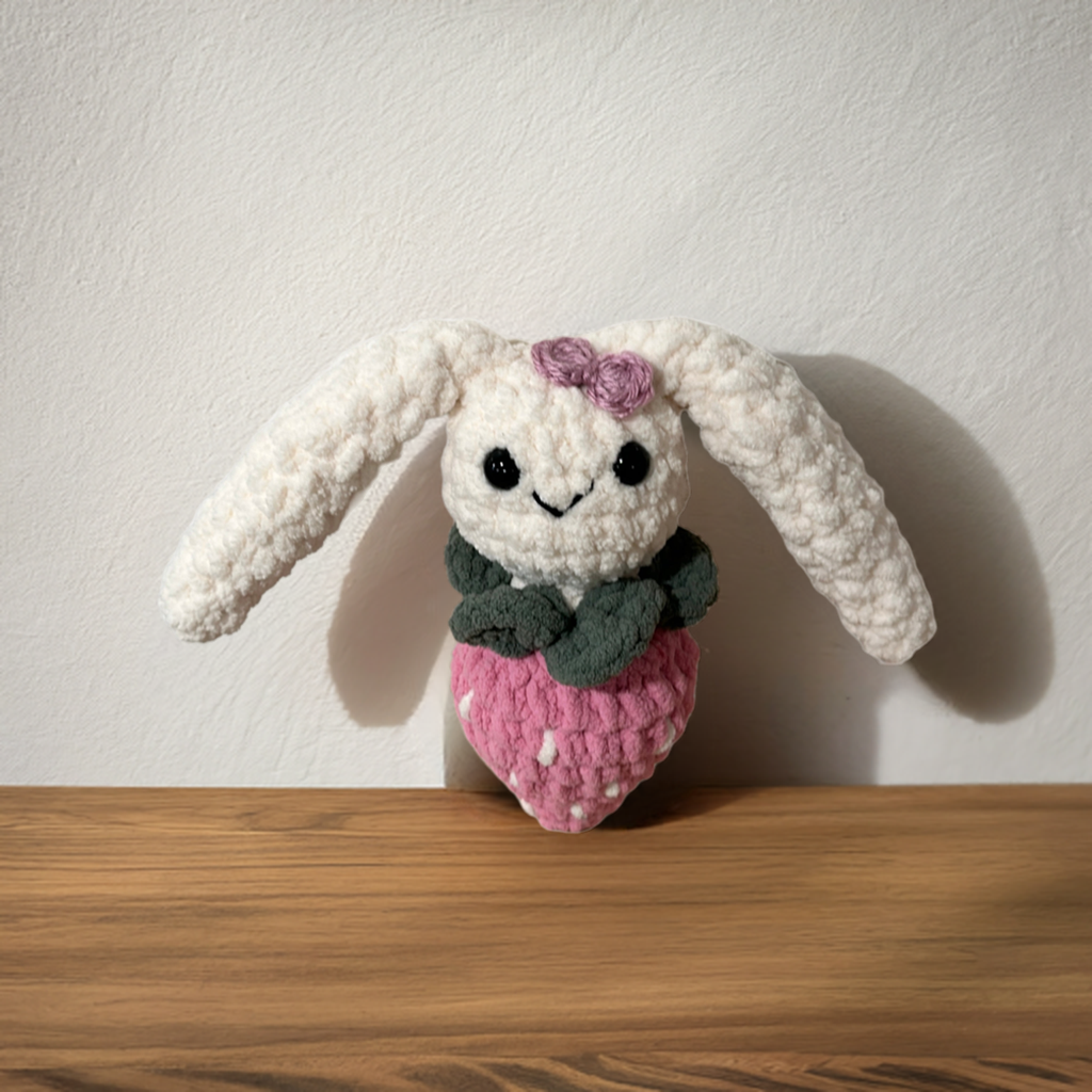 Crochet Strawberry Bunny