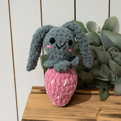 Crochet Strawberry Bunny