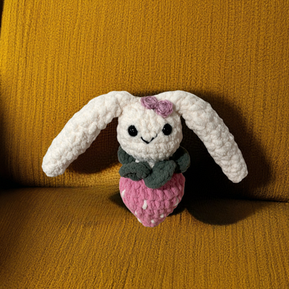 Crochet Strawberry Bunny