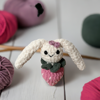 Crochet Strawberry Bunny